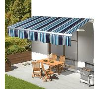Tessuto di ricambio per tenda da esterno resistente ai raggi UV, panno in poliestere durevole per tende retrattili 3 x 1,5 m, perfetto per patio, giardino e spazi esterni