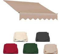 Tessuto di ricambio per tenda da giardino A03, 6 x 3,5 m, materiale resistente agli strappi, ideale per spazi esterni