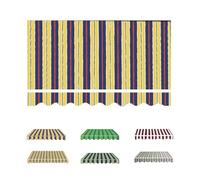 Tessuto di ricambio per tenda da giardino impermeabile, copertura durevole per balconi e rifugi all'aperto, resistente ai raggi UV, tela per una maggiore protezione