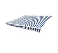 Tessuto di ricambio per tenda da giardino, impermeabile, retrattile, in poliestere resistente agli strappi e allo sbiadimento, per tende da sole