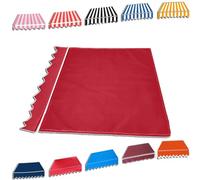 Tessuto di ricambio per tenda da giardino retrattile, impermeabile, copertura per mercato e porta, tela rossa 3 x 2,5 m, soluzione ideale per l'ombra all'aperto