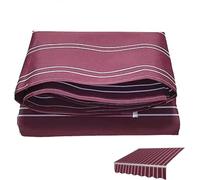 Tessuto di ricambio per tenda da patio impermeabile retrattile, copertura per terrazza esterna, 4,9 x 3 m, in poliestere, ideale per tende da sole (colore A)