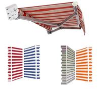 Tessuto di ricambio per tenda da patio retrattile, impermeabile, per esterni, adatto per 30,5 x 3,5 m, 2,5 x 18,2 m, 3,5 x 2,5 m, 2,5 x 2,0 m, arancione (2,5 x 2 m)