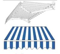 Tessuto di ricambio per tenda da patio retrattile, protezione UV, telo per porte e ponti (dimensioni: 3 x 2 m, colore: B)