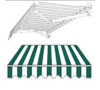 Tessuto di ricambio per tenda da patio retrattile - Protezione UV Telo per tettoia per porte e ponti - 3 x 2 m - Copertura esterna (colore: C)