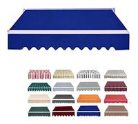 Tessuto di Ricambio per Tenda da Sole da Giardino con Retrattile Manuale, per Patio, Terrazzo, Esterno, Giardino Telo di Ricambio per Tenda Parasole Retrattile,06,11.1x9.8FT/340x300CM