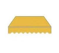 Tessuto di ricambio per tenda da sole impermeabile, 200 x 150 cm, materiale resistente per esterni, per patio, balcone, baldacchino, dimensioni 3 x 2,5 m, resistente alle intemperie