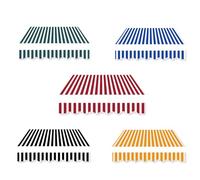 Tessuto di ricambio per tenda da sole impermeabile, resistente ai raggi UV, materiale per esterni, resistente alle intemperie, tela di alta qualità (rosso 6,5x)