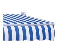 Tessuto di ricambio per tenda da sole retrattile, 3 x 2,4 m, resistente ai raggi UV, impermeabile, per esterni, per terrazza, terrazza, paralume, disponibile in diversi colori (Stripe-F 4 x 1,5 m)