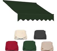 Tessuto di ricambio per tenda da sole retrattile, 4,5 m, durevole, materiale resistente ai raggi UV, previene gli strappi, ideale per terrazze e terrazze, modello A02