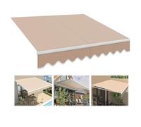 Tessuto di ricambio per tenda da sole retrattile, 7 x 2 m, per terrazze, finestre, tettoie, copertura per tenda da esterno, protezione UV durevole