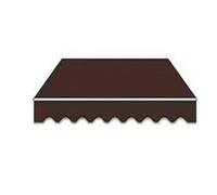 Tessuto di ricambio per tenda da sole retrattile, impermeabile, 200 x 150 cm, per terrazza, balcone e terrazza, 3,5 x 3 m, protezione UV, facile installazione