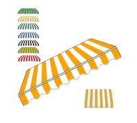 Tessuto di ricambio per tenda da sole retrattile, in tela di poliestere, 4,5 x 2 m, durevole, resistente ai raggi UV, perfetta per uso esterno