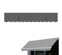Tessuto di ricambio per tenda parasole VADO VLTRA, 3 m/3,5 m/4 m/4,5 m/5 m, strisce resistenti agli agenti atmosferici e ai raggi UV, mantovana ondulata per tenda da balcone da patio