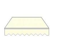 Tessuto di ricambio per tenda retrattile, 200 x 150 cm, impermeabile, durevole, per esterni per patio e balcone, beige, resistente ai raggi UV, copertura per baldacchino