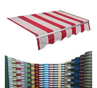 Tessuto di ricambio per tenda retrattile, 400 x 300 cm, protezione UV, materiale impermeabile per finestra del balcone - Stripe-E 6 x 3 m