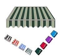 Tessuto di ricambio per tenda retrattile 6,5 '8' 10' 12' 16' parasole riparo tessuto di ricambio copertura superiore panno poliestere parasole baldacchino tela copertura tenda per porta di mercato