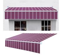 Tessuto di ricambio per tenda retrattile, resistente alle intemperie, copertura per patio, balcone, cortile, affari, bar - Markisenbespannung Material