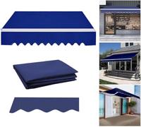 Tessuto di ricambio per tenda retrattile, tettoia parasole per tende da 2-4 m, protezione multiuso per tenda da sole, copertura resistente, materiale di ricambio da 6 x 2 m