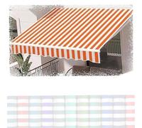 Tessuto di ricambio per tende da sole a righe da 2 m, 4 m, 5 m, 6 m, 7 m, retrattile, braccio di ricambio per tenda da sole (4 x 2 m)