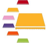 Tessuto di ricambio per tende da sole con mantovana per tende da patio, 2,5 x 2 m, materiale per baldacchino esterno, protezione UV durevole, adatto a varie marche di tende, modello A03