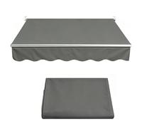Tessuto di Ricambio per Tende de Sole 6.0x2.50m, Telo Per Tende de Sole de Giardino per Cortile Ponte