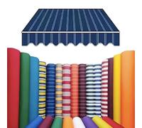 Tessuto di ricambio retrattile per tende da sole 12 x 10/10 x 8/8 x 5/2 x 1,5 m, blu, copertura per porte e verande a lunga durata, soluzione ombreggiante per esterni, 2 x 1,5 m