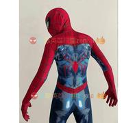 (Tessuto di seta di latte - Bambini XL) 2022 Spidering No Way Home Costume Cosplay Tuta da ragno Accessori