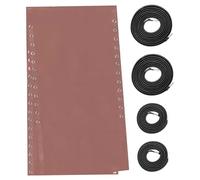 Tessuto di sostituzione della sedia da patio kit di riparazione della sedia a fionda da 63x17 pollici con 4 corde da bungee, sostituzione impermeabile del sedile traspirante per poltrone per rec