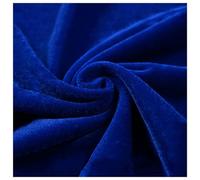 Tessuto di Velluto al Metro Materiale a Pelo in Velluto Morbido e Liscio Materiale Resistente Stoffa di Velluto per Fodere, Abbigliamento, Cucire, Tende, Tappezzeria, Fare Abiti(Color:Blue,Size:100x16