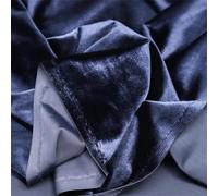 Tessuto elasticizzato in velluto, Tessuto in pile dorato - Elastico e morbido for cucire abiti progetti di abbigliamento design al metro(5M#Deep Blue Purple)