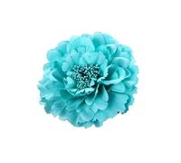 Tessuto Fiore Capelli Fermaglio for capelli da donna con fiore di peonia Accessori for cappelli paglia fai-da-te Vacanza al mare(Color 7)