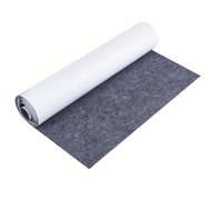 Tessuto in autoadesivo grigio da 15.7 X 86.6 pollici ( 40 X 220 cm), rivestimento per cassetti , accessori per cucito e bastoncino per strappare tessuto per scatole di gioielli, spessore 1 mm
