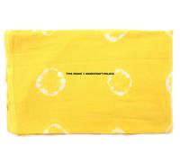 Tessuto In Cotone Bandhani Tie-Dye Giallo Indiano Per Cucito 44" Di Larghezza