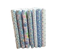 Tessuto in cotone di alta qualità, toppe quadrate per patchwork, cucito, imbottiture e altri lavoretti a mano fai da te, 7 pezzi, Cotone, 72#, medium