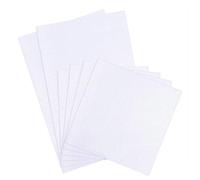Tessuto in cotone per ricamo a punto croce, per lavori di cucito e artigianato, 14 ct, 30 x 30 cm, 14 ct e bianco