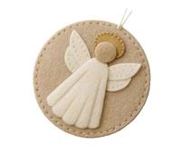 Tessuto in feltro morbido fatto a mano con tessuto in feltro e istruzioni per la decorazione dell'albero di Natale Natale set di cucito