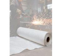 Tessuto in fibra ceramica spesso 2/3/5 mm, coperta for saldatura ignifuga 1260 °C, isolamento ad alta temperatura for porta del forno, porta tagliafuoco e serranda tagliafuoco(0.2-100x3000cm )