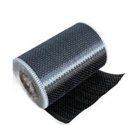 Tessuto in fibra di carbonio unidirezionale, Tessuto in fibra di carbonio UD 12k 200g Tessuto unidirezionale for la costruzione e la riparazione di edifici e ponti(20cmX50cm)