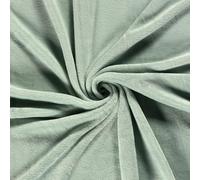 Tessuto In Fleece Coral A Due Facce Colore Verde Menta