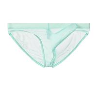 Tessuto in maglia fine da uomo trasparente per esperienze seducenti, momenti speciali con design discreto traspirante come biancheria intima da uomo, Azzurro, L
