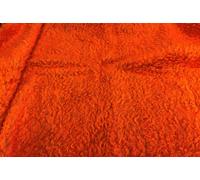 Tessuto In Pelliccia Finta Curly - ARANCIONE BRILLANTE