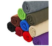 Tessuto in Pile Polare Tessuto Anti-pilling Morbido Tessuto in Pile di Poliestere Materiale in Pelliccia Sintetica per Artigianato, Progetti Di Bricolage, Cucite, Ricamo, 50x160cm(Color:Dark purple)