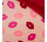 Tessuto In Pile Reversibile Super Soft - LIPS ROSA FUMO