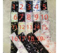 Tessuto in pizzo a rete con farfalle 3D per bambini, moda e artigianato, design floreale unico per la decorazione della casa (09)