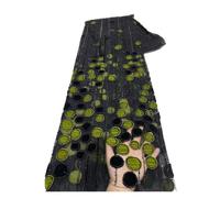 Tessuto In Pizzo Con Applicazioni Grandi E Piccole A Pois, Due Colori, Da 5 Metri, For Abbigliamento Sportivo, Ricamo(6)
