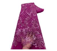 Tessuto In Pizzo Con Perline, In Ricamo A Rete For Matrimonio, In E Paillettes, A Tubo, 5 Metri Design Bello Ed Elegante(2)