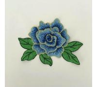 Tessuto in pizzo di poliestere con fiori 3D, ricamo, applique, colletto in pizzo, cucito fai da te, accessori per ricamo, 1 pz in vendita - YL958