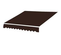 Tessuto in poliestere, protezione UV, panno di ricambio per baldacchino, 5 x 1,5 m, tenda da esterno e tenda, ideale per balcone e patio, resistente alle intemperie