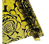 Tessuto in PVC trasparente, Elly Roll, Tessuto in vinile trasparente in PVC Jelly 30x135cm multicolore confezione da 3(Color 7)